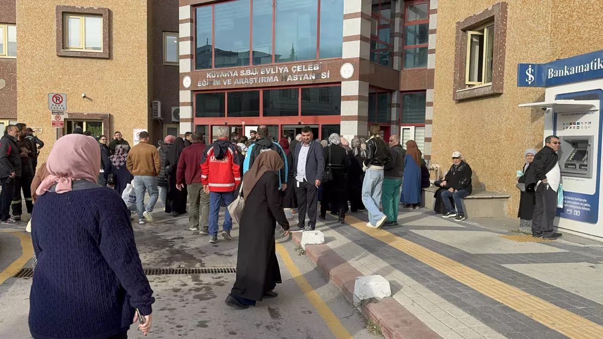 Kütahya\'da hastanede yangın çıktı, hastalar tahliye edildi