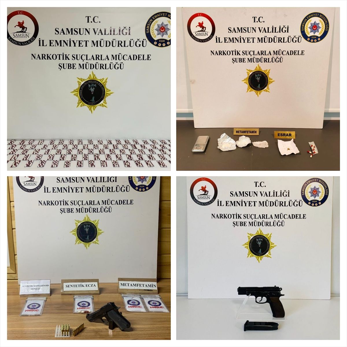 Samsun\'da Uyuşturucu Operasyonu: 5 Gözaltı