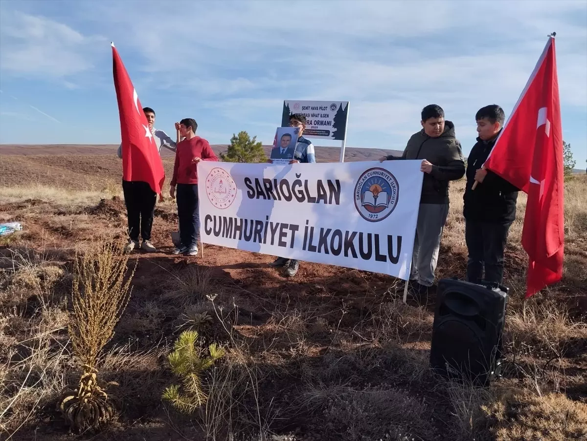 Sarıoğlan\'da Şehit Hava Pilot Binbaşı Nihat İlgen adına hatıra ormanı oluşturuldu