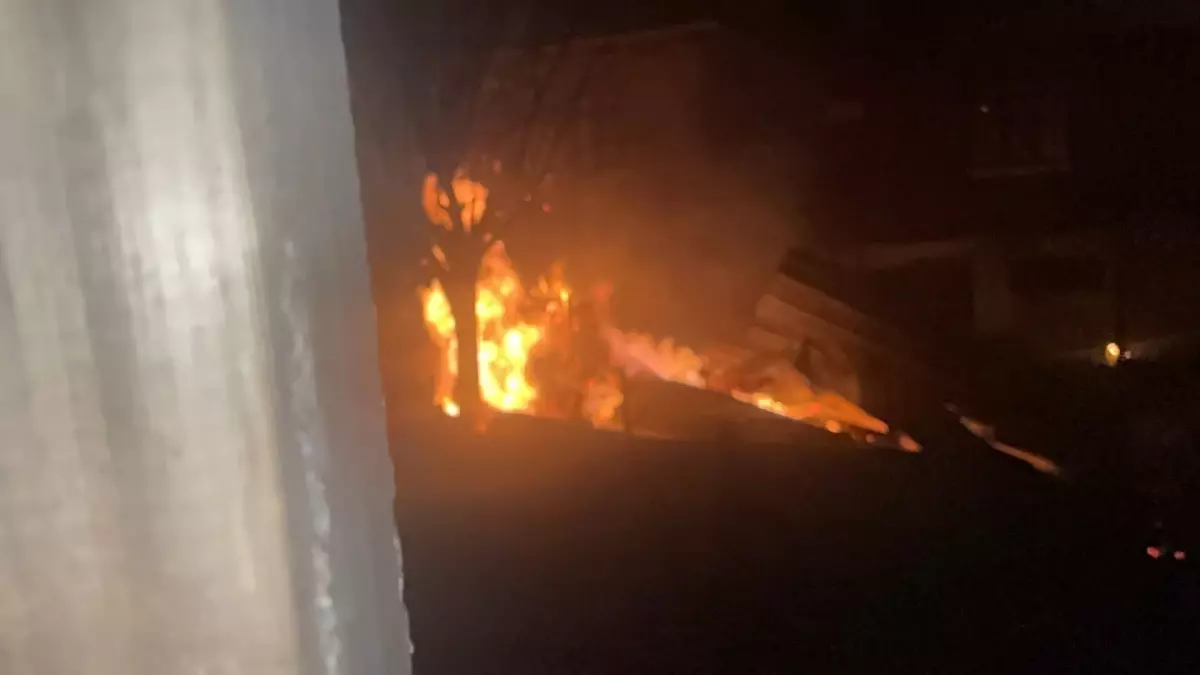 Bursa\'da Kafede Yangın Çıktı