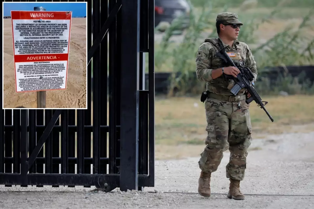 ABD Meksika sınırındaki plajı kapattı, iki ülke arasında kriz patlak verdi