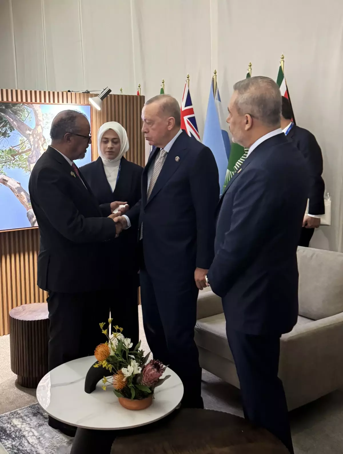 Cumhurbaşkanı Erdoğan, DSÖ Genel Direktörü Ghebreyesus\'u kabul etti