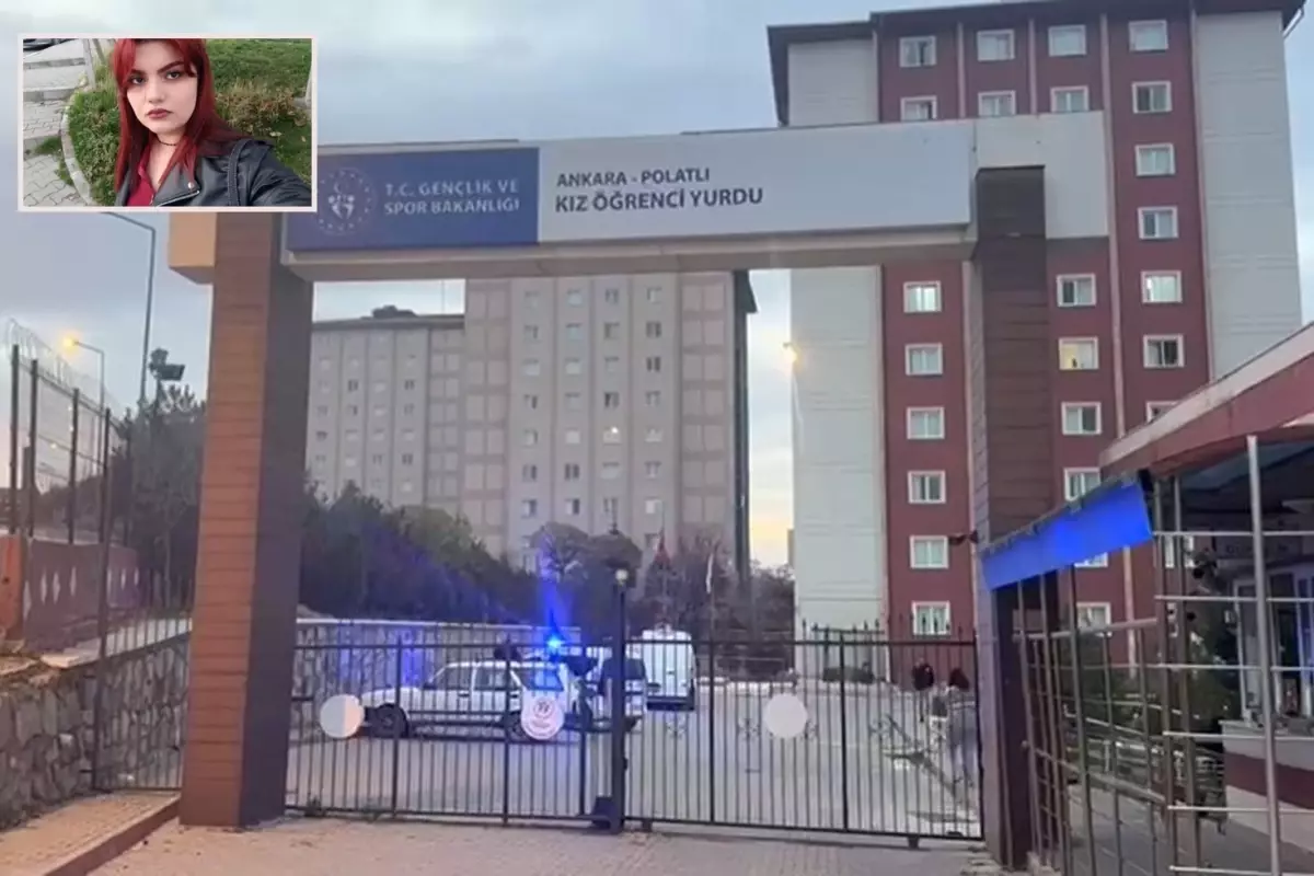 Polatlı\'da yurt faciası: Dördüncü kattan düşen Mizgin kurtarılamadı