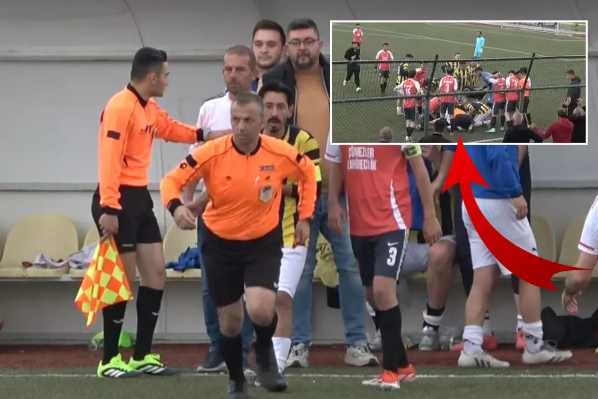 Hakemden maç esnasında hayat kurtaran müdahale