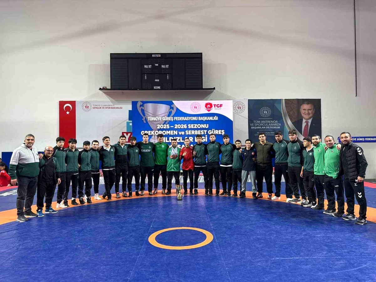 Karatay Belediyespor Yıldız Güreş Takımı Türkiye İkincisi Oldu