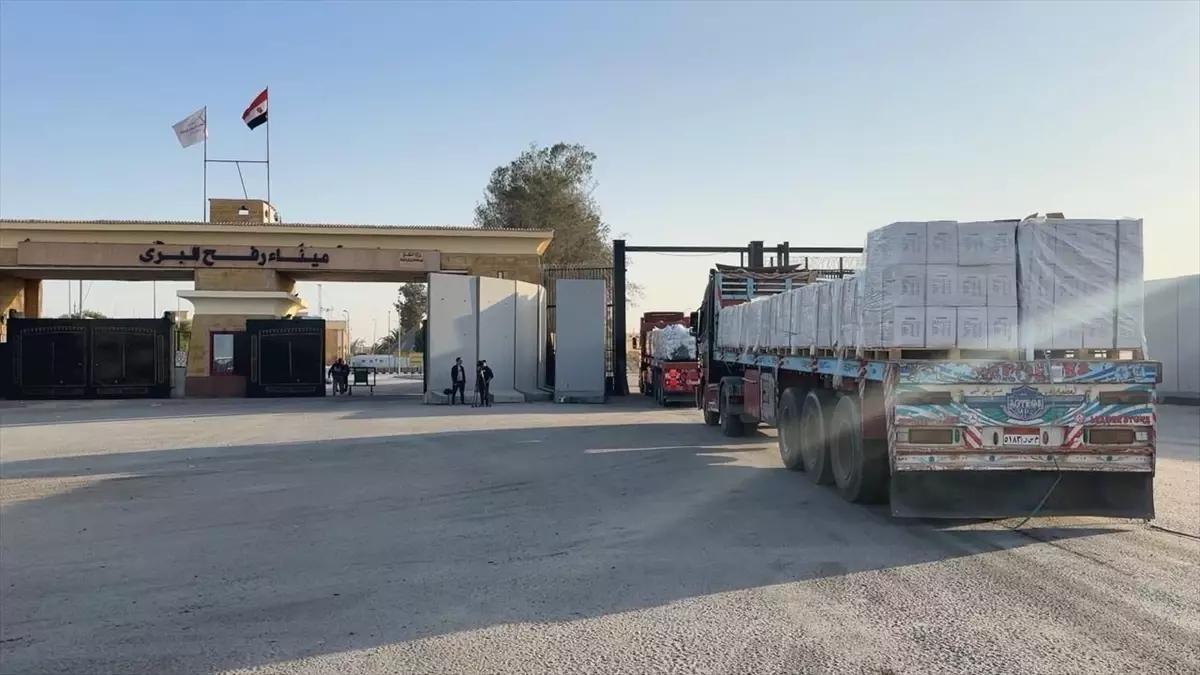 Türk Kızılay\'dan Gazze\'ye Yemek Desteği