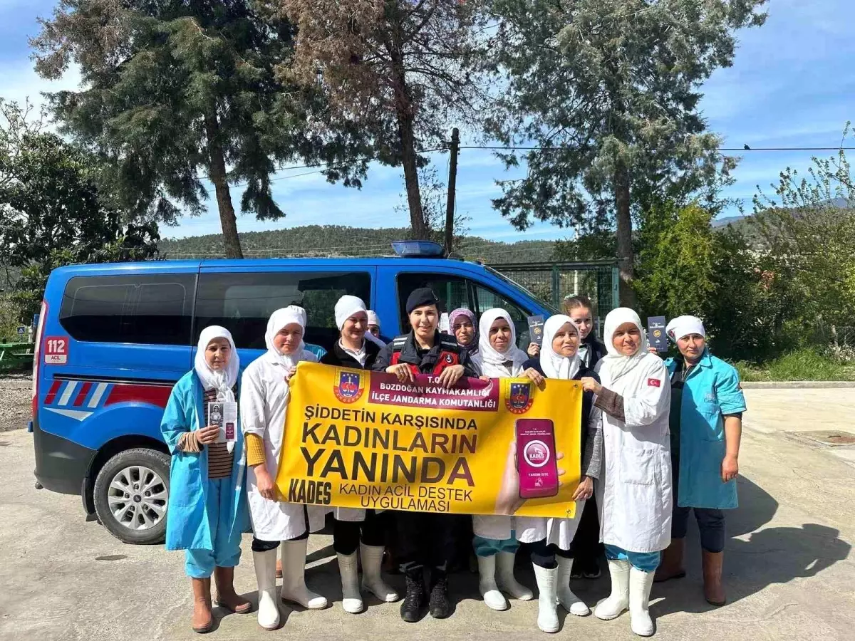 Bozdoğan\'da Kadınlar için KADES Bilgilendirmesi