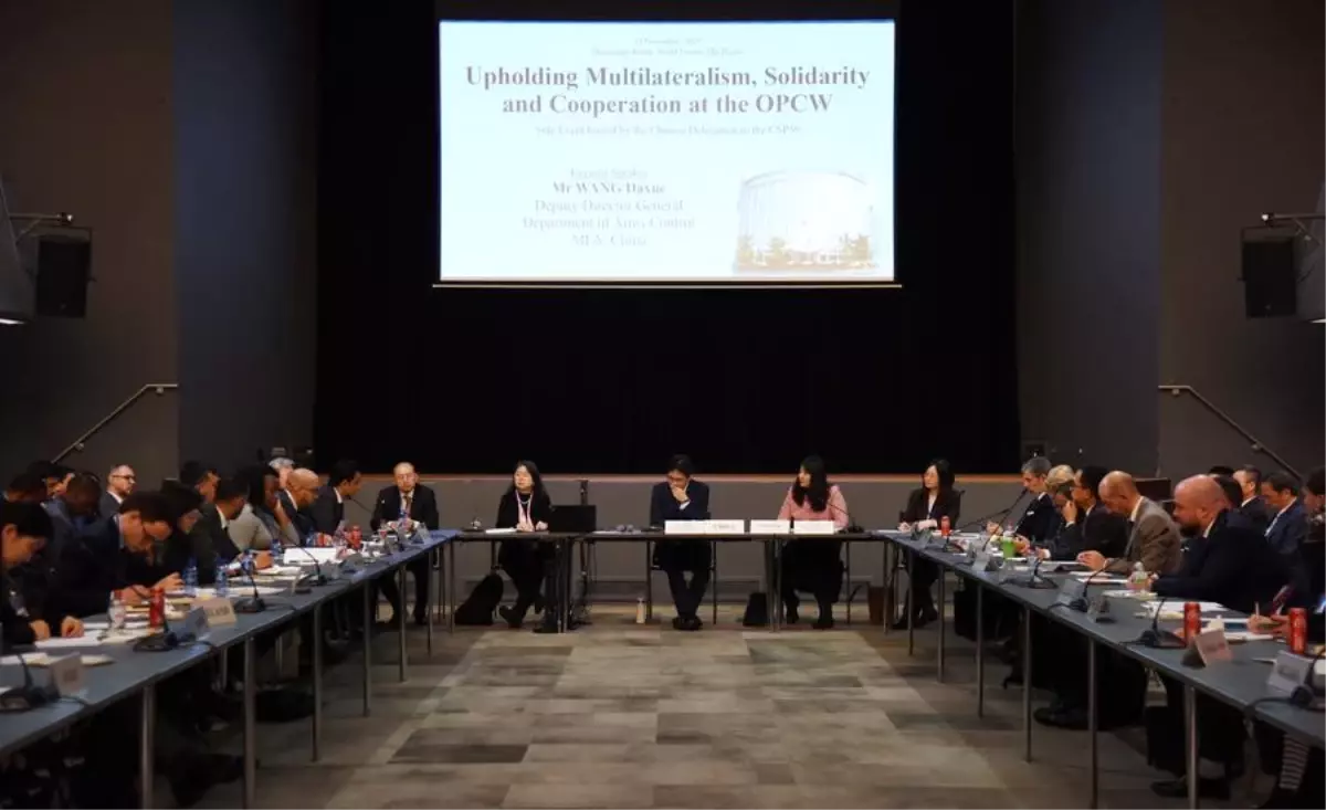 Çin\'den Kimyasal Silahlar Konferansında Dayanışma Çağrısı