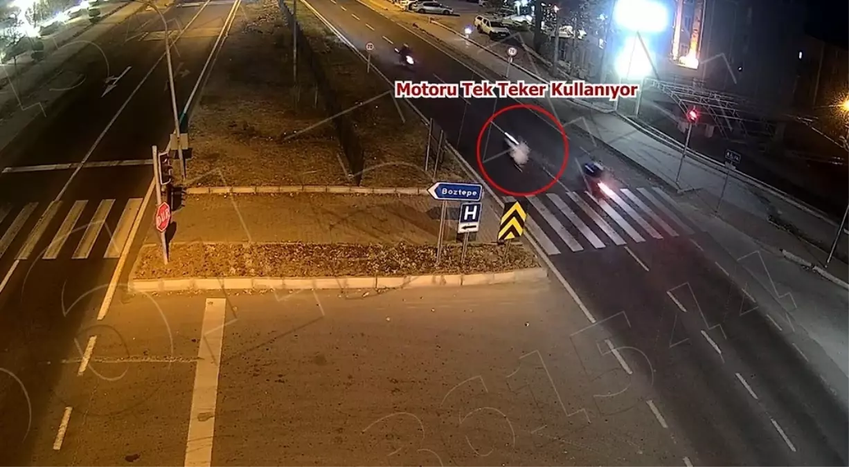 Kırşehir\'de Kaçan Motosiklet Sürücüsüne 61 Bin Lira Ceza