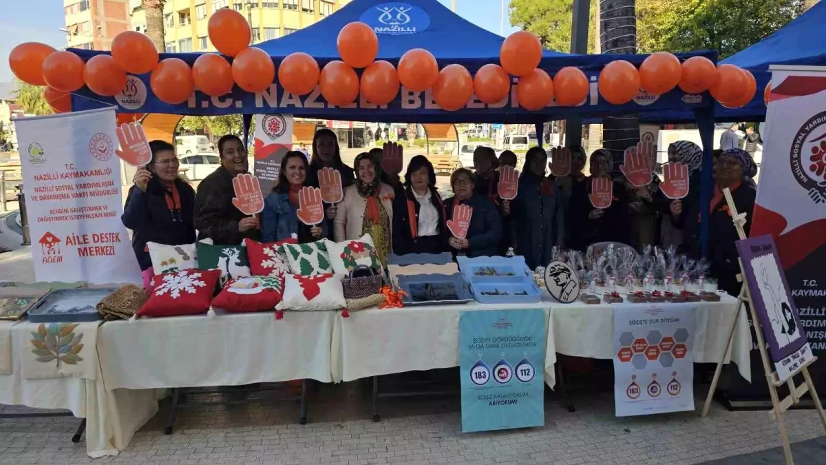 Nazilli\'de Kadına Yönelik Şiddete Dikkat Çeken Sergi Açıldı