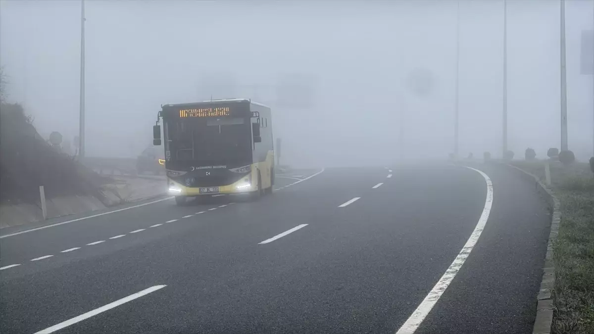 Kastamonu-İstanbul Yolunda Sis Uyarısı