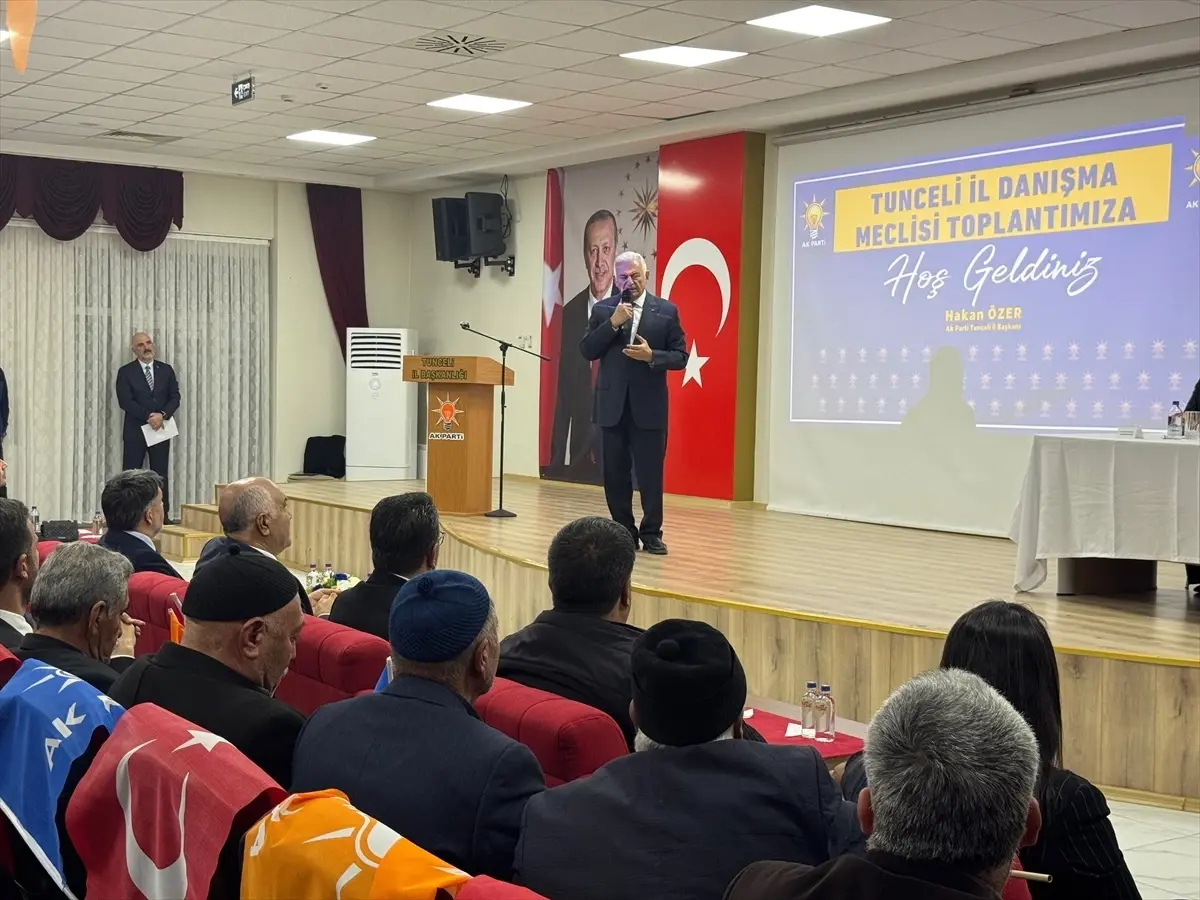 TDT Aksakallar Konseyi Başkanı Yıldırım, Tunceli İl Danışma Meclisi Toplantısı\'nda konuştu Açıklaması