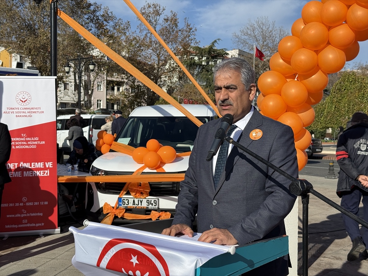 Kadına Yönelik Şiddetle Mücadele Günü Tekirdağ\'da Kutlandı