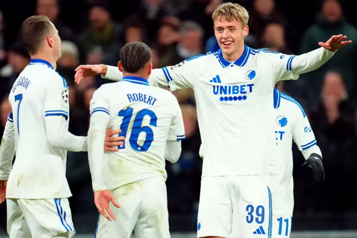 5 gollü nefes kesen maç! Kopenhag Devler Ligi\'nde ilk kez kazandı