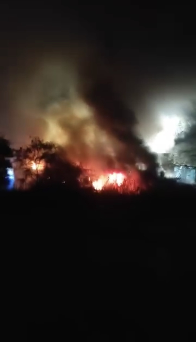 Bursa'da korkutan fabrika yangını Bursa'da korkutan fabrika yangını