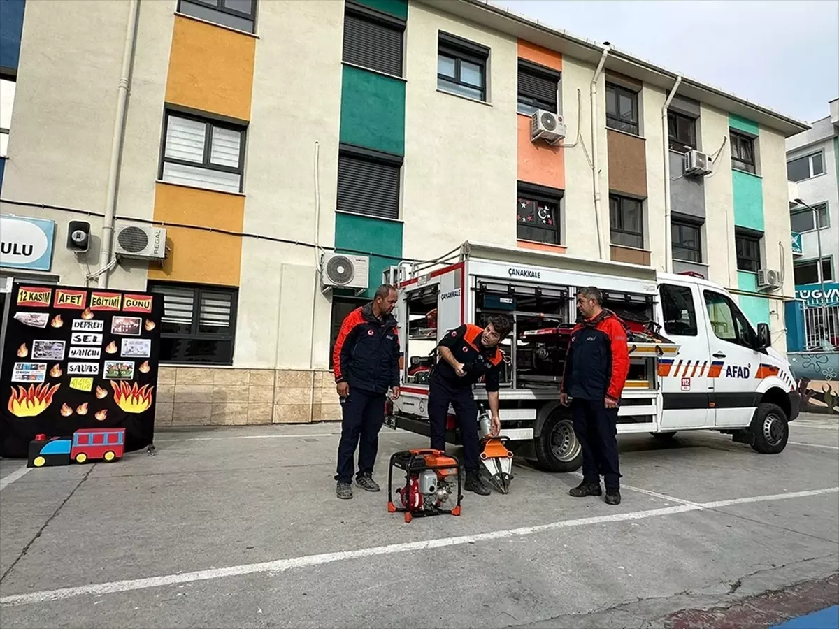 Çanakkale\'de Acil Durum Tatbikatı