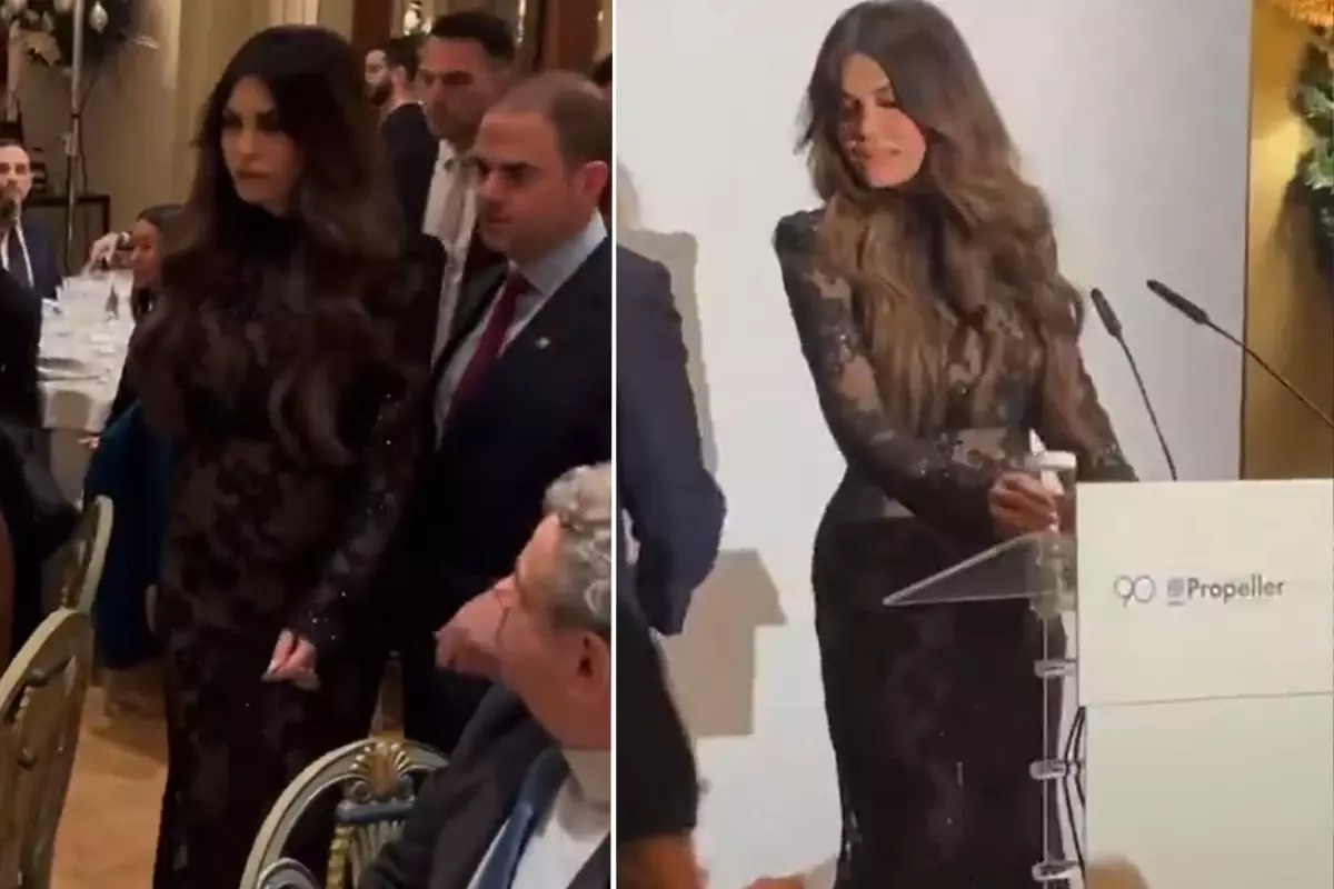 ABD Büyükelçisi Kimberly Guilfoyle, Şükran Günü kutlamalarında kıyafetiyle dikkat çekti
