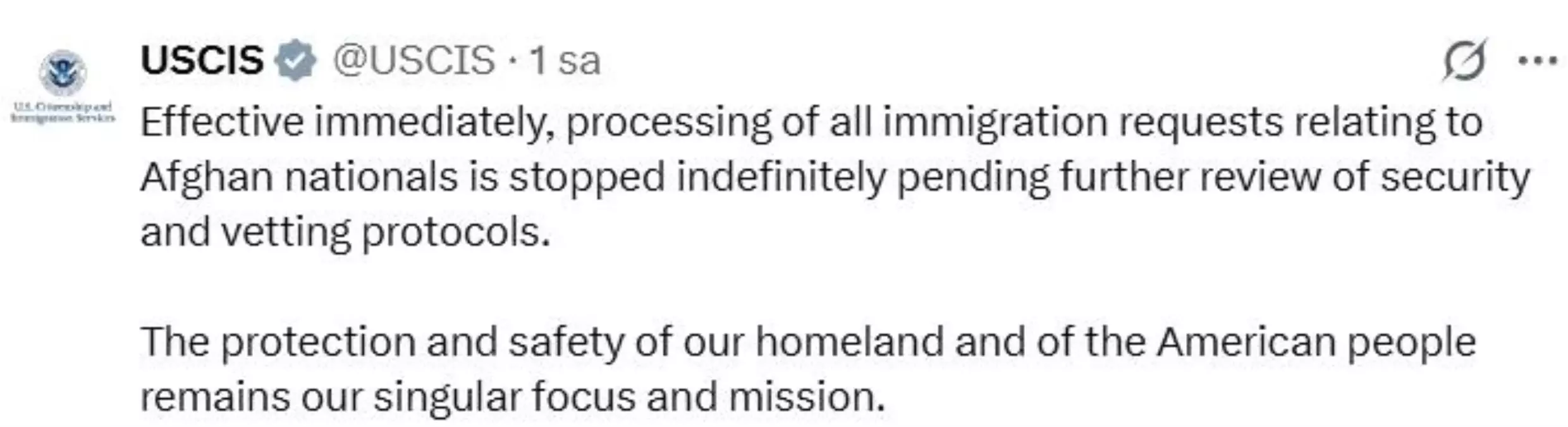 ABD düğmeye bastı! Afgan uyruklu kişilerin göçmenlik başvuruları askıya alındı