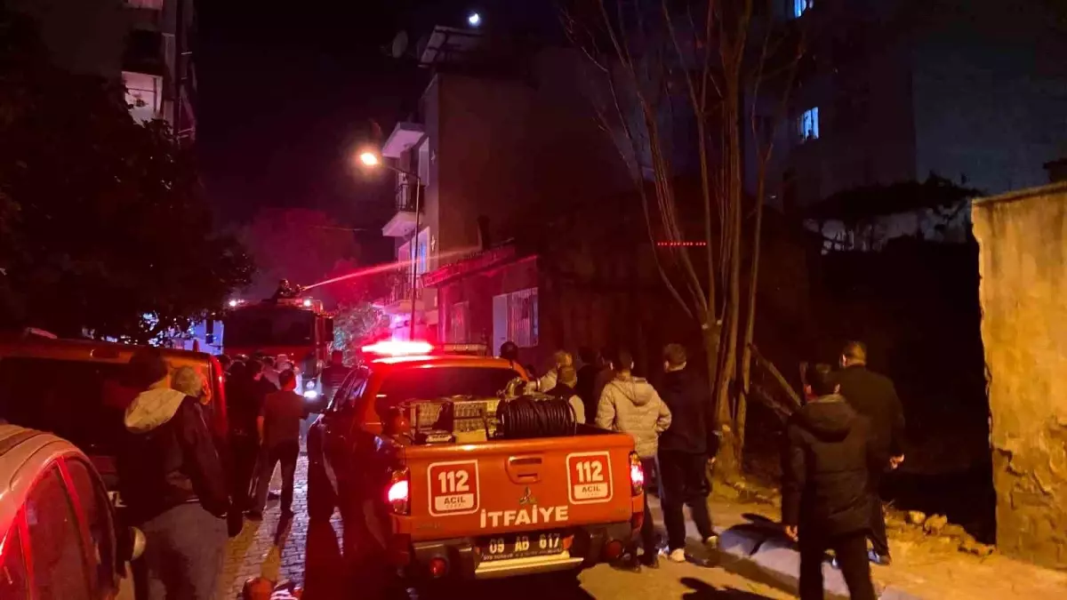 Aydın\'da Yangın: Yaşlı Kadın Evsiz Kaldı