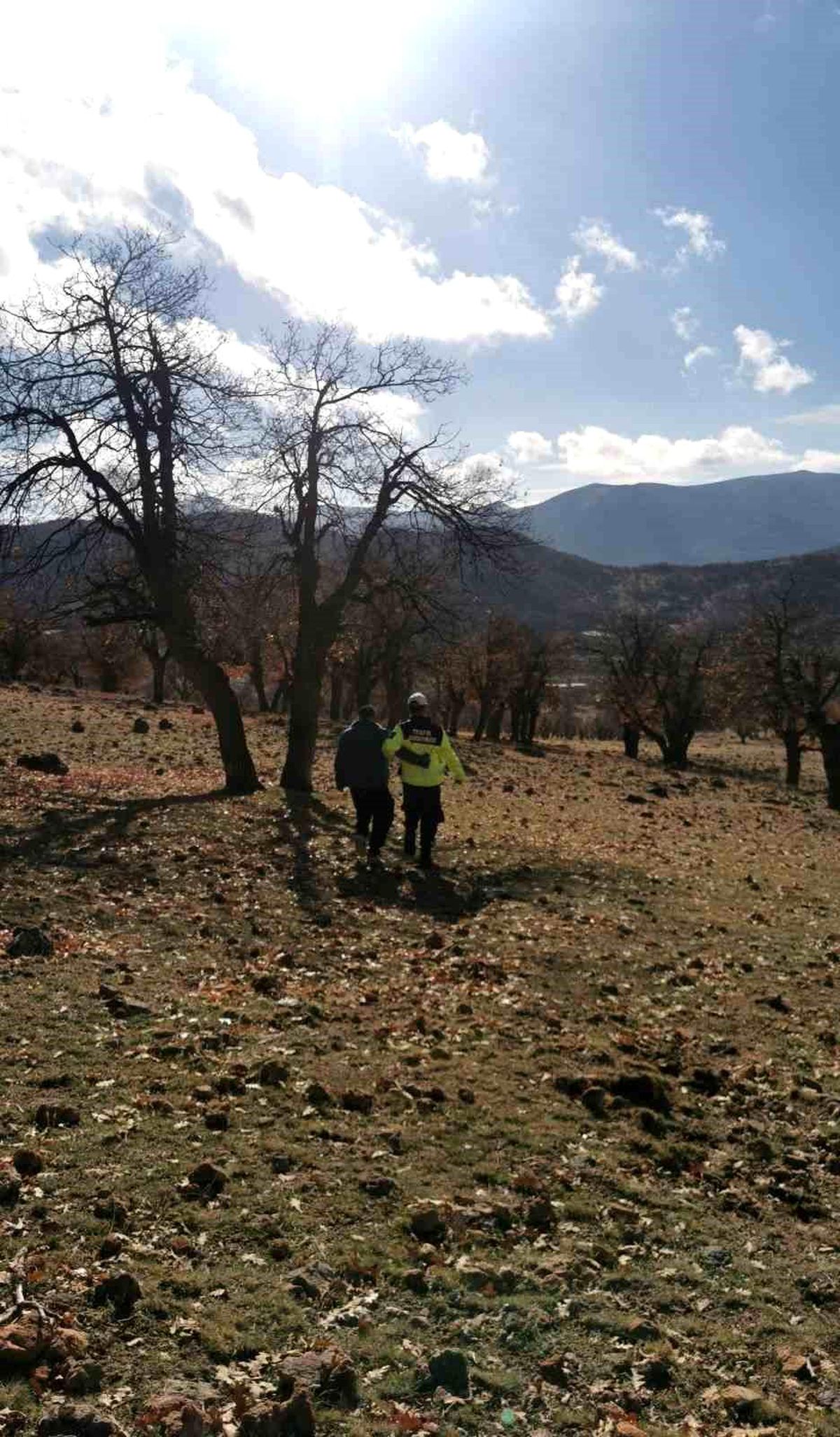 Kaybolan Genç Dağlık Arazide Bulundu