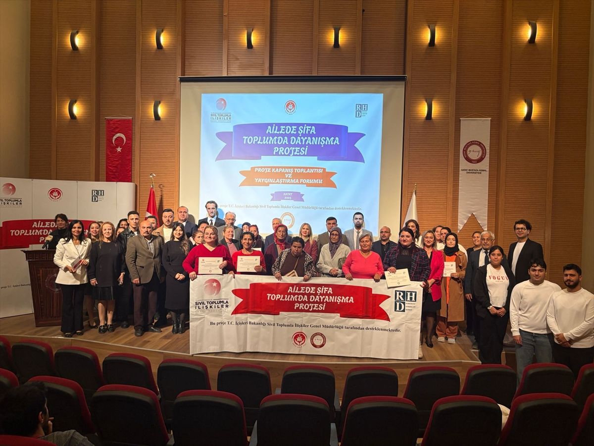 Ailede Şifa Projesi Kapanış Töreni
