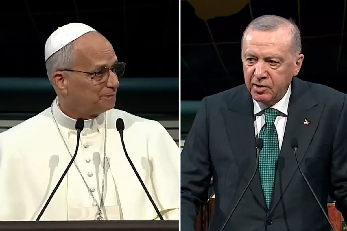 Ortak basın toplantısına Papa 14. Leo\'nun sözleri damga vurdu: Türkler harika bir geçmişe sahip