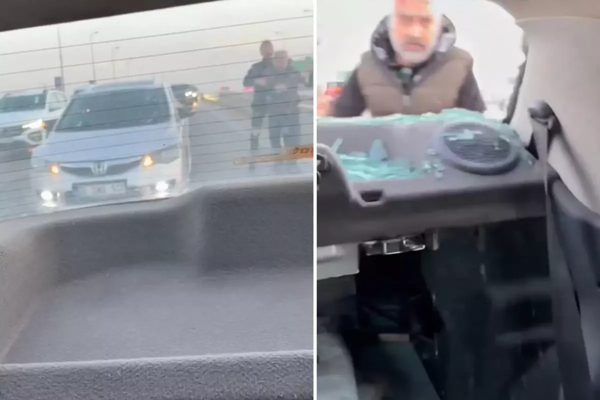 Keserli maganda! "Allah\'ını seversen" deseler de durmadı