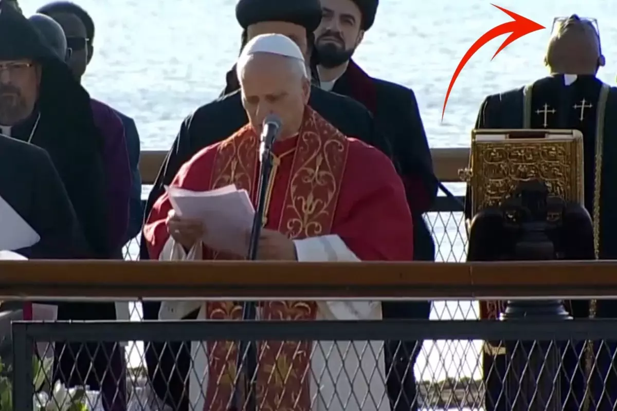 İznik\'teki ayine damga vuran görüntü