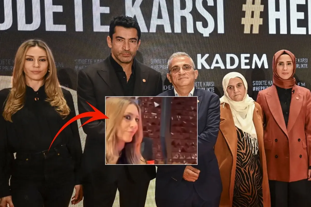 KADEM\'in lansmanına katılan Sinem Kobal\'ın tavırları olay oldu