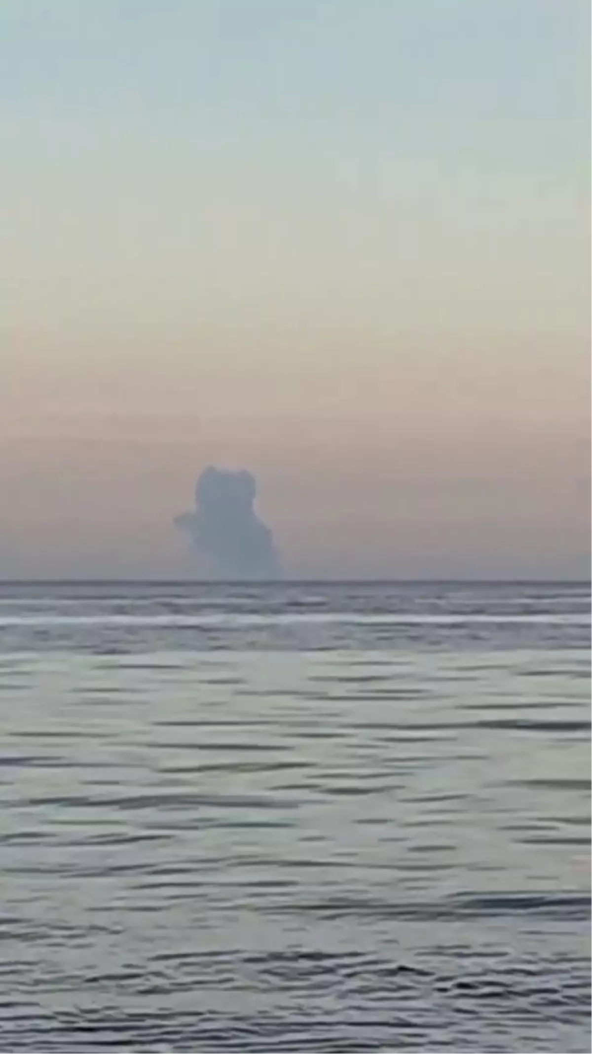 Kefken Açıklarında Tanker Patladı