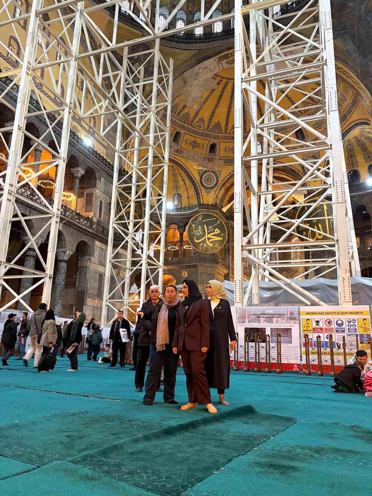 Ayasofya\'da Restorasyon İncelemesi