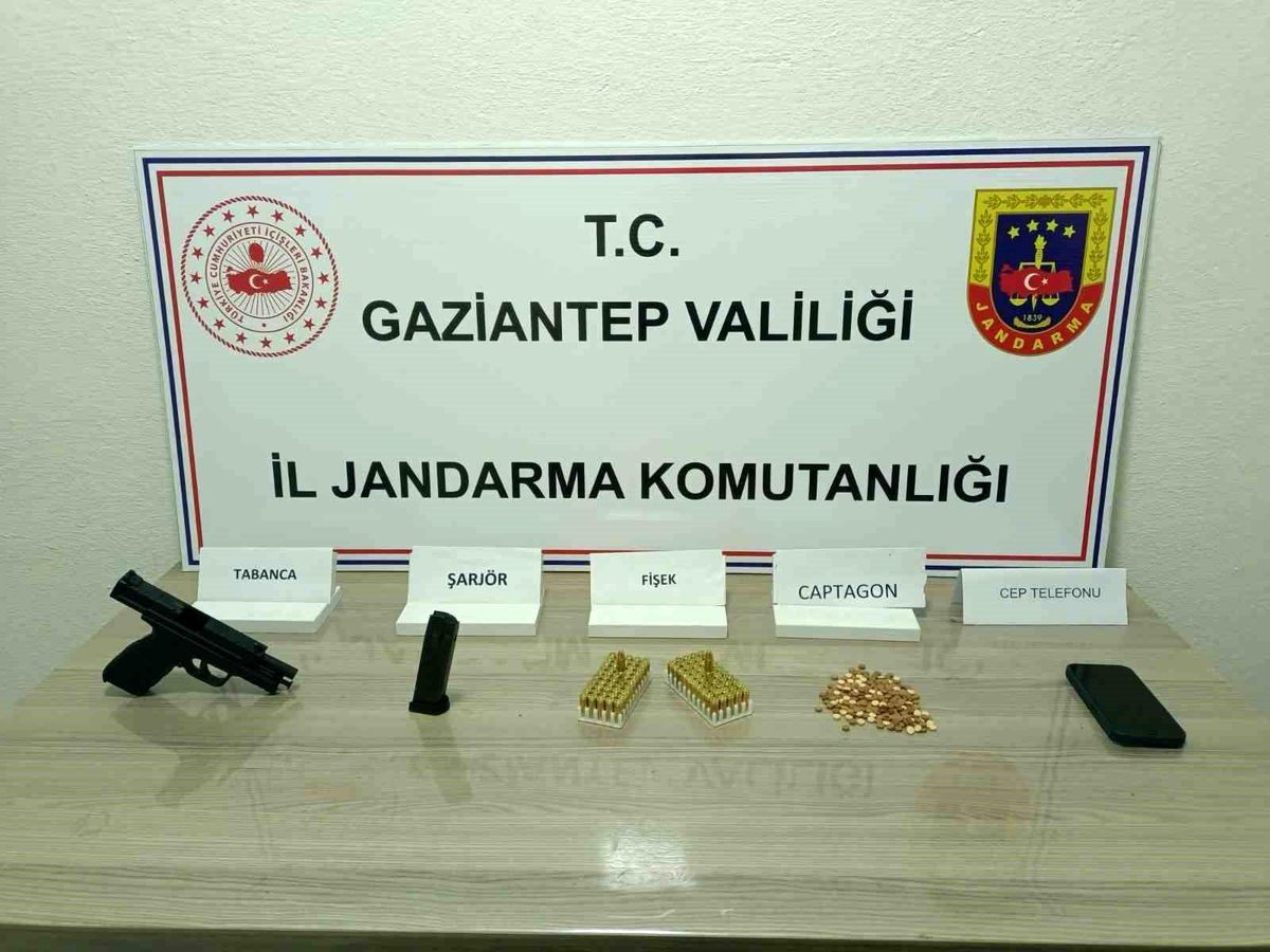 Gaziantep\'te 200 Captagon Hap Ele Geçirildi