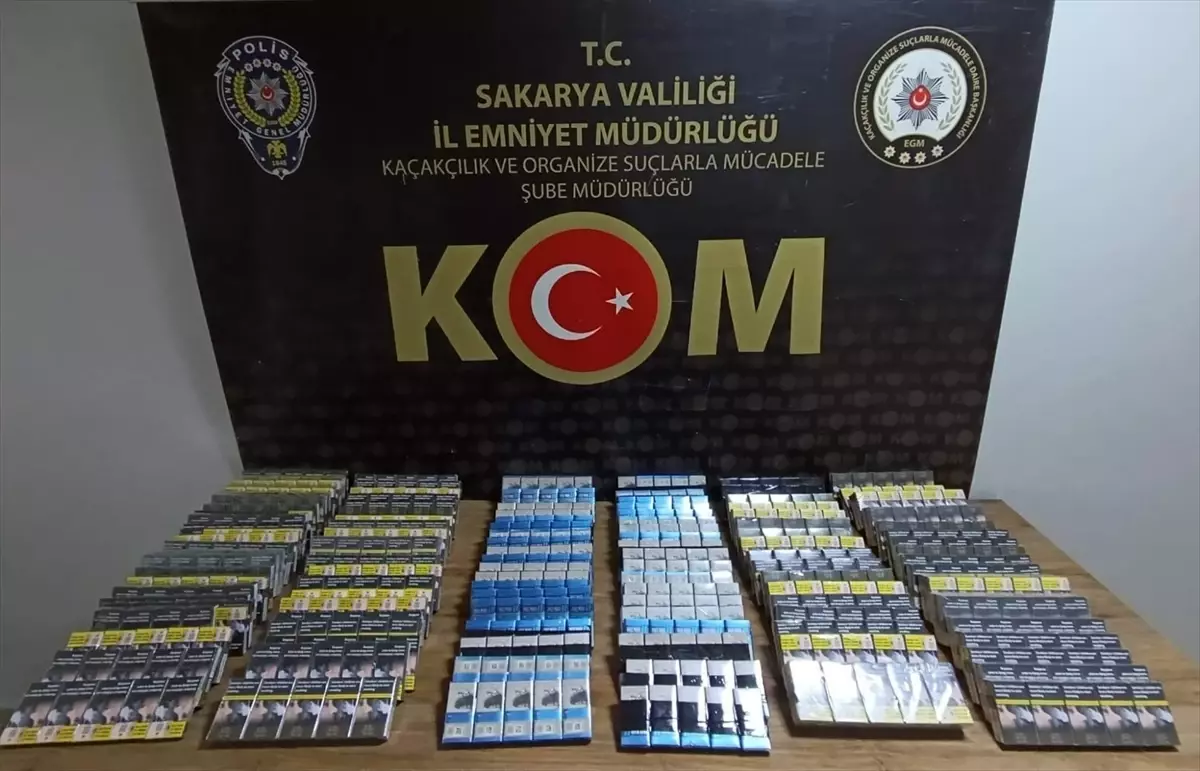 Sakarya\'da Kaçakçılık Operasyonları: 8 Gözaltı