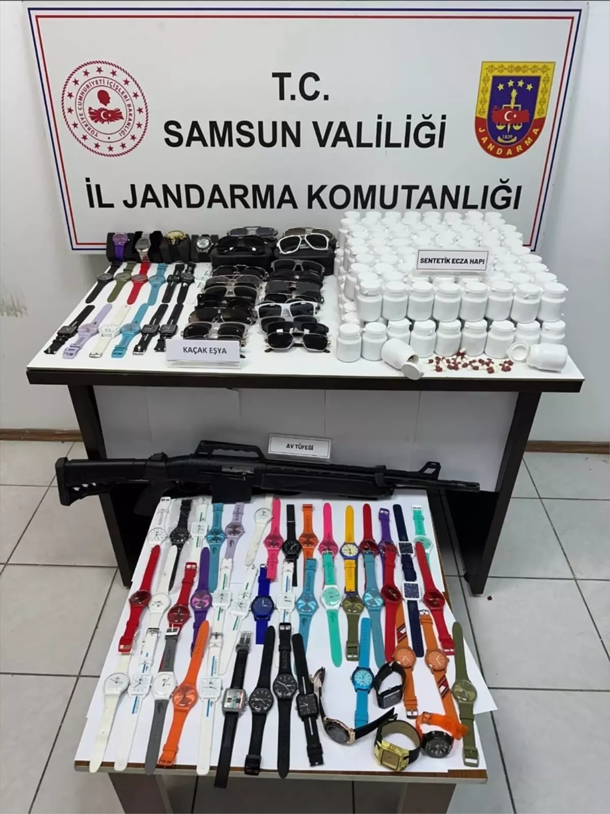 Samsun\'da Uyuşturucu Operasyonu: 10 Bin Hap Ele Geçirildi