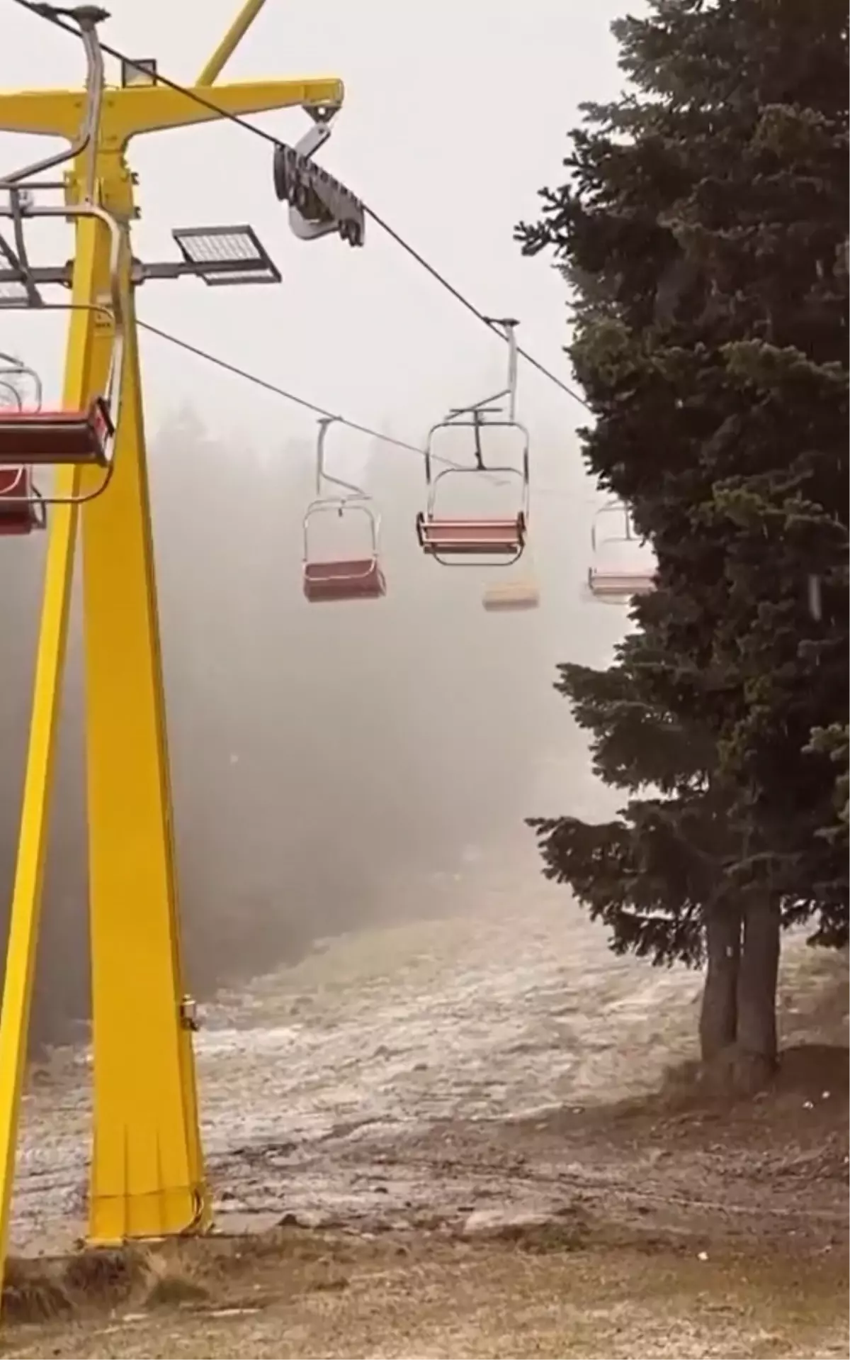 Uludağ\'da Kar Yağışı Başladı