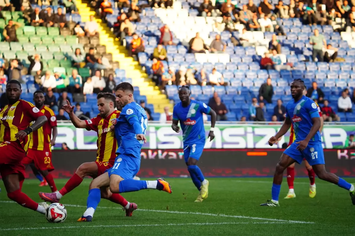 Kayserispor, Rizespor\'u 1-0 Yendi