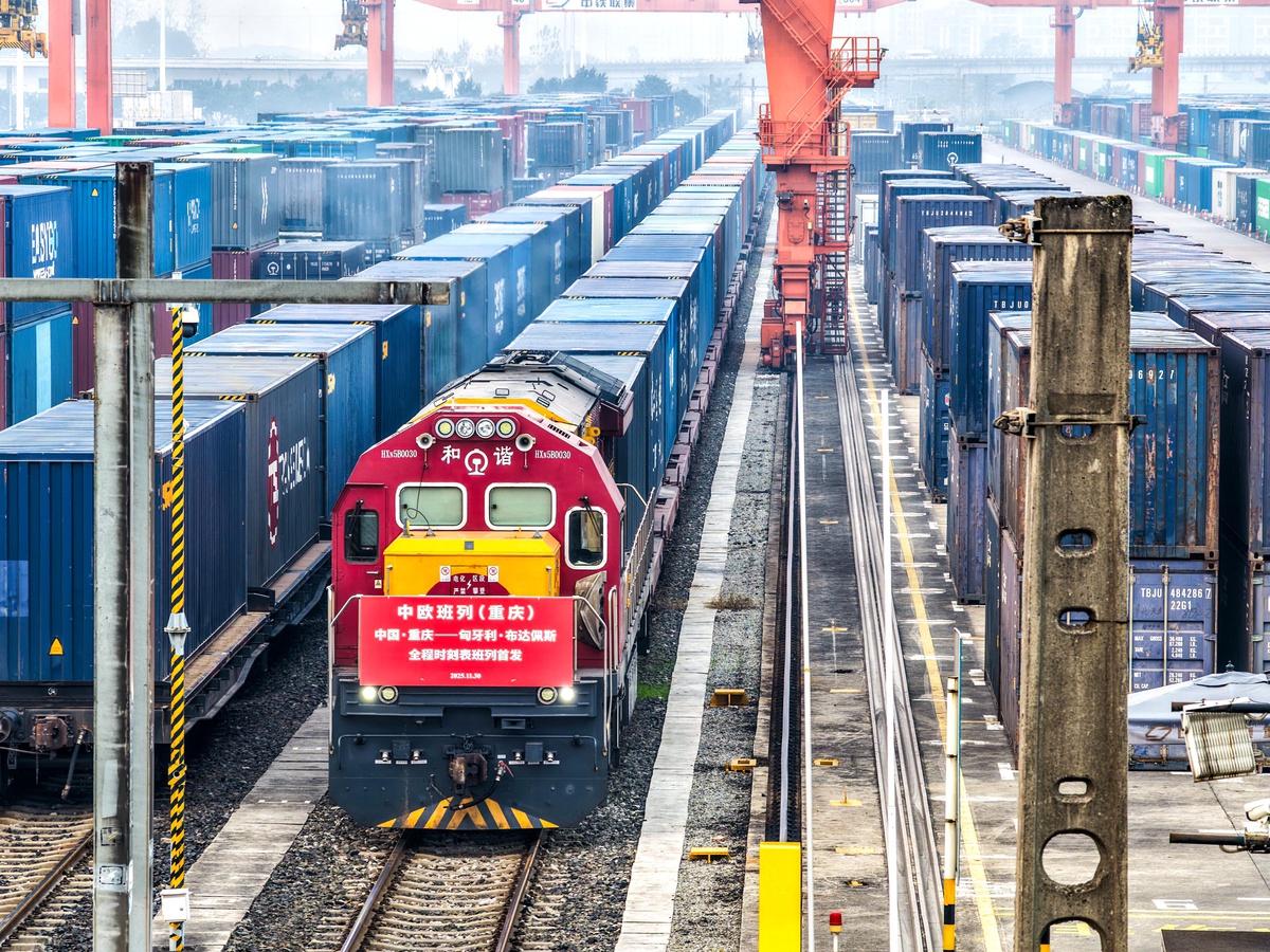Çin-Avrupa Yük Treni Budapeşte\'ye Hizmete Girdi