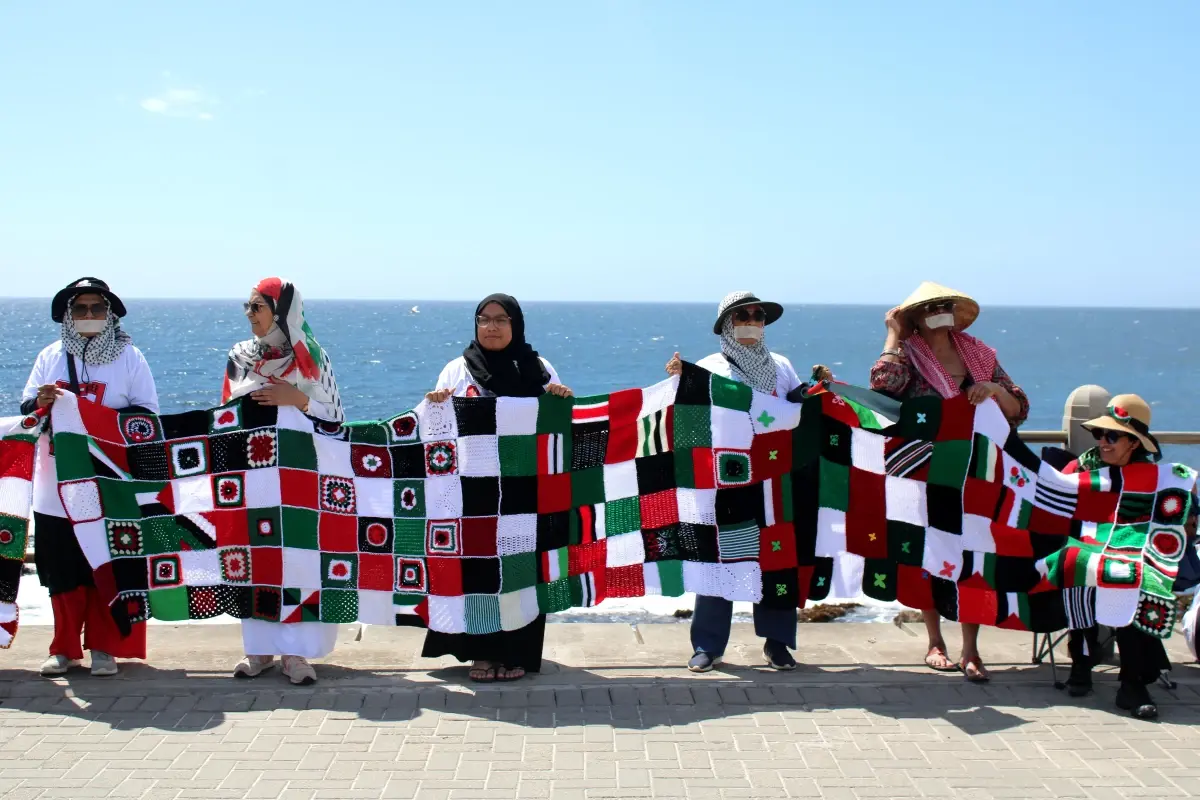 Cape Town\'da Filistin İçin Dayanışma Gösterisi