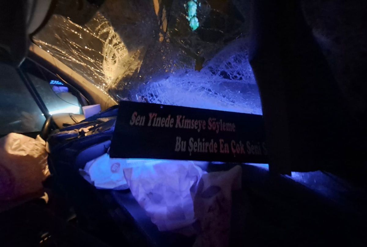 Ordu\'da Tünelde Minibüs TIR\'a Çarptı: 2 Yaralı