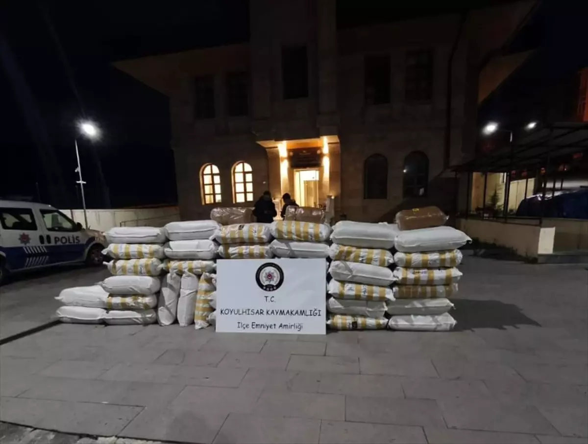 Sivas\'ta Kaçak Tütün Operasyonu