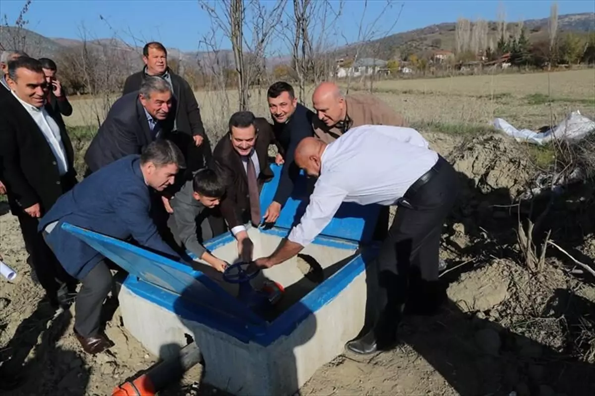 Amasya\'da Sulama Tesisinin Açılışı Yapıldı