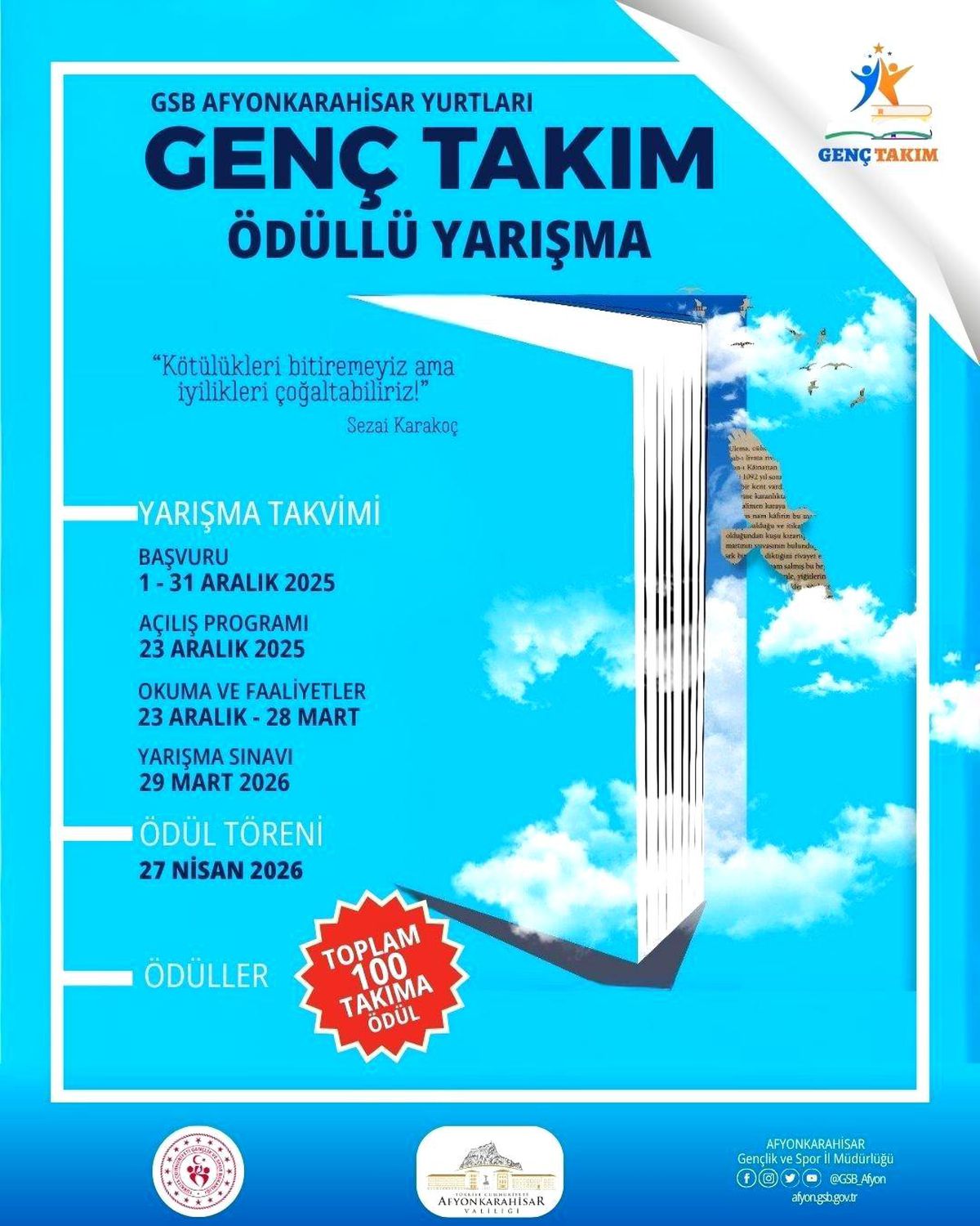 Afyonkarahisar\'da \'Genç Takım\' Projesi