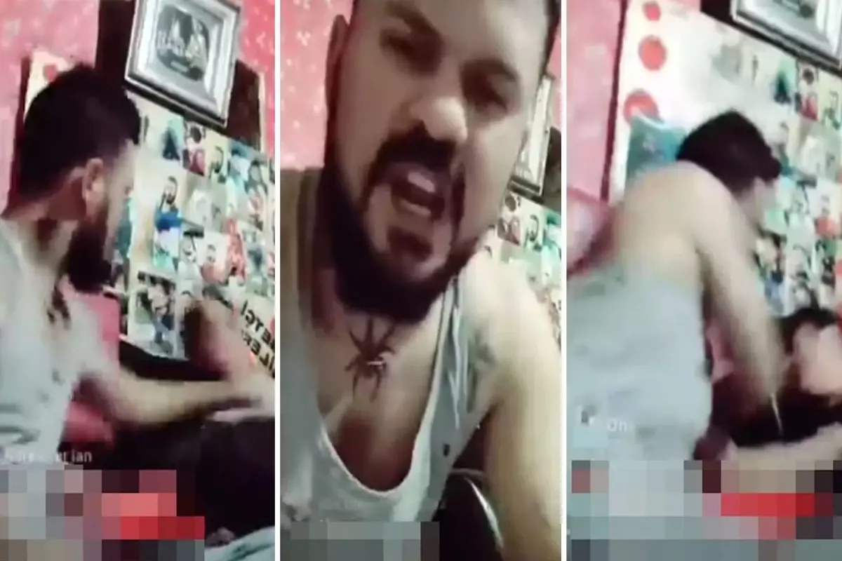 "Gücünüz yetiyorsa elimden alın" demişti! Canlı yayında bir kadını acımasızca döven cani yakalandı