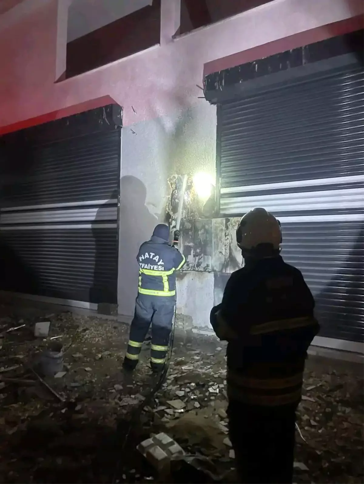 Antakya\'da Elektrik Panosu Yangını