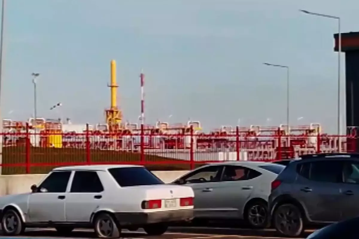 BOTAŞ tesisinde yangın! Alevler yükseldi, alarm durumuna geçildi