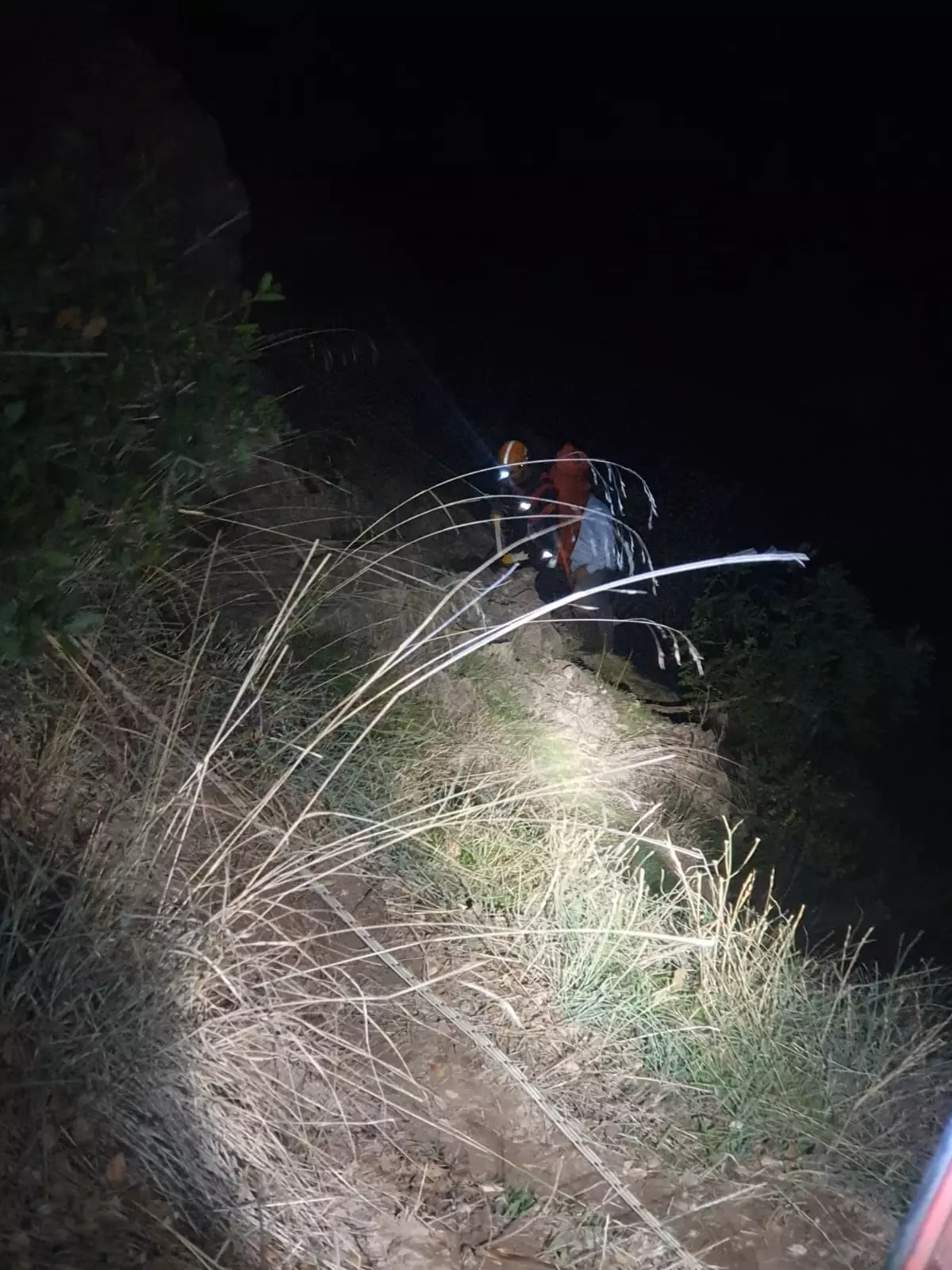 Gürsu\'da Mahsur Kalan Adam Kurtarıldı