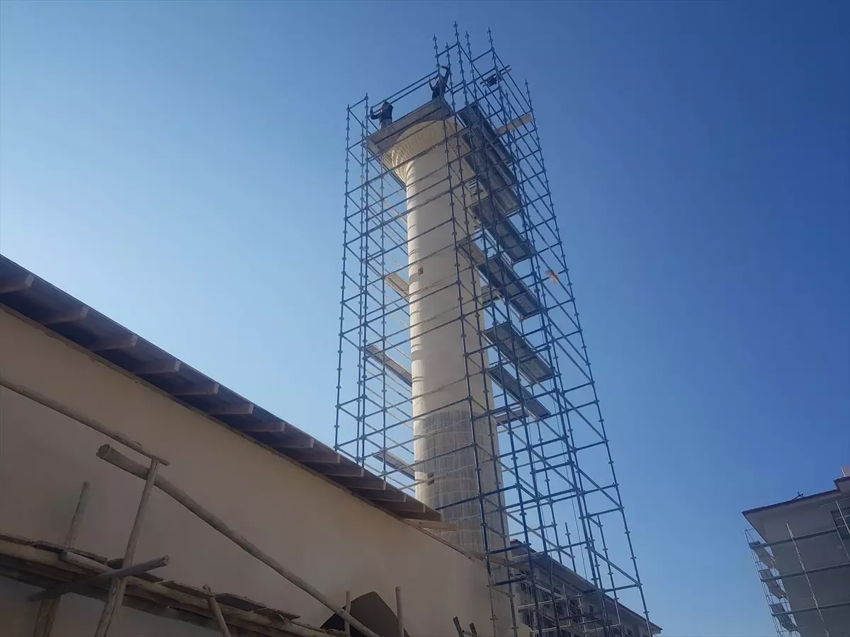 Gaziantep İslahiye'de Dervişiye Camisi Restore Ediliyor