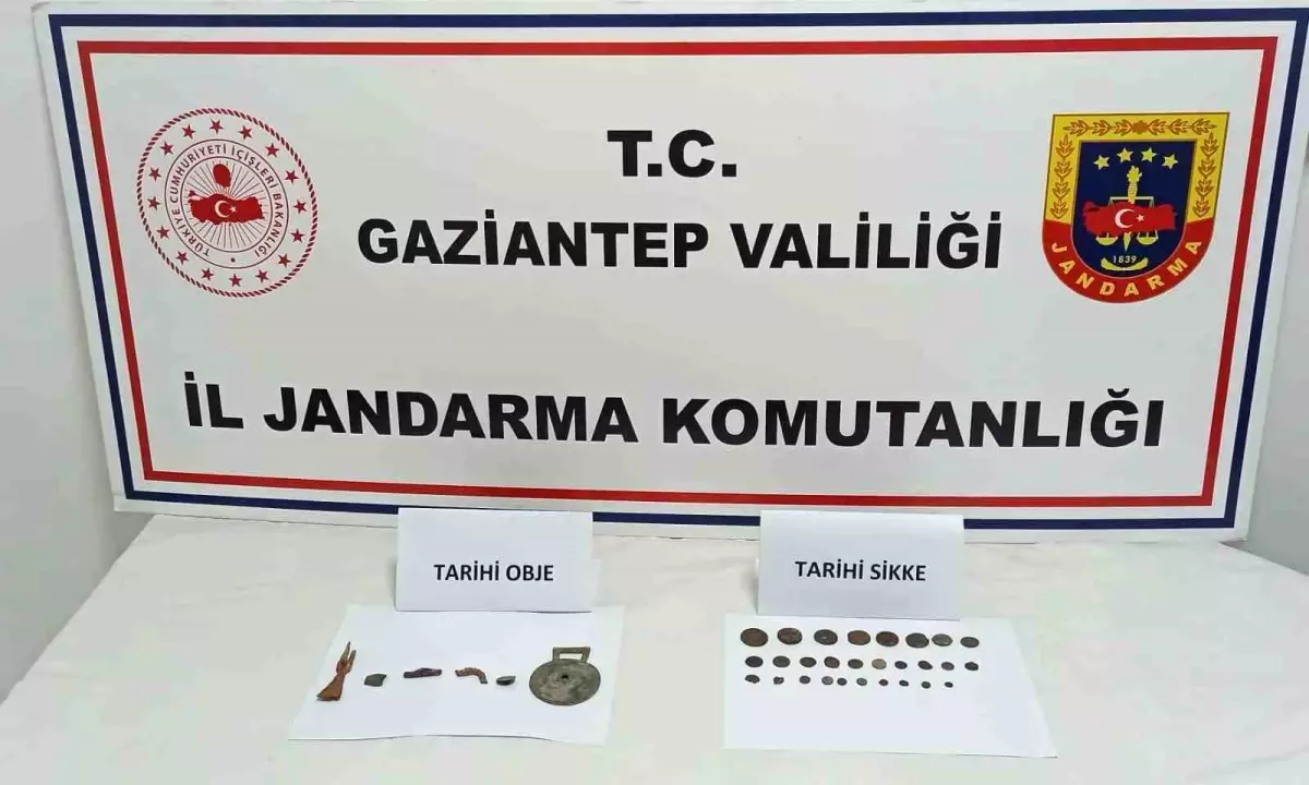 Gaziantep\'te Tarihi Eser Kaçakçılığı Operasyonu