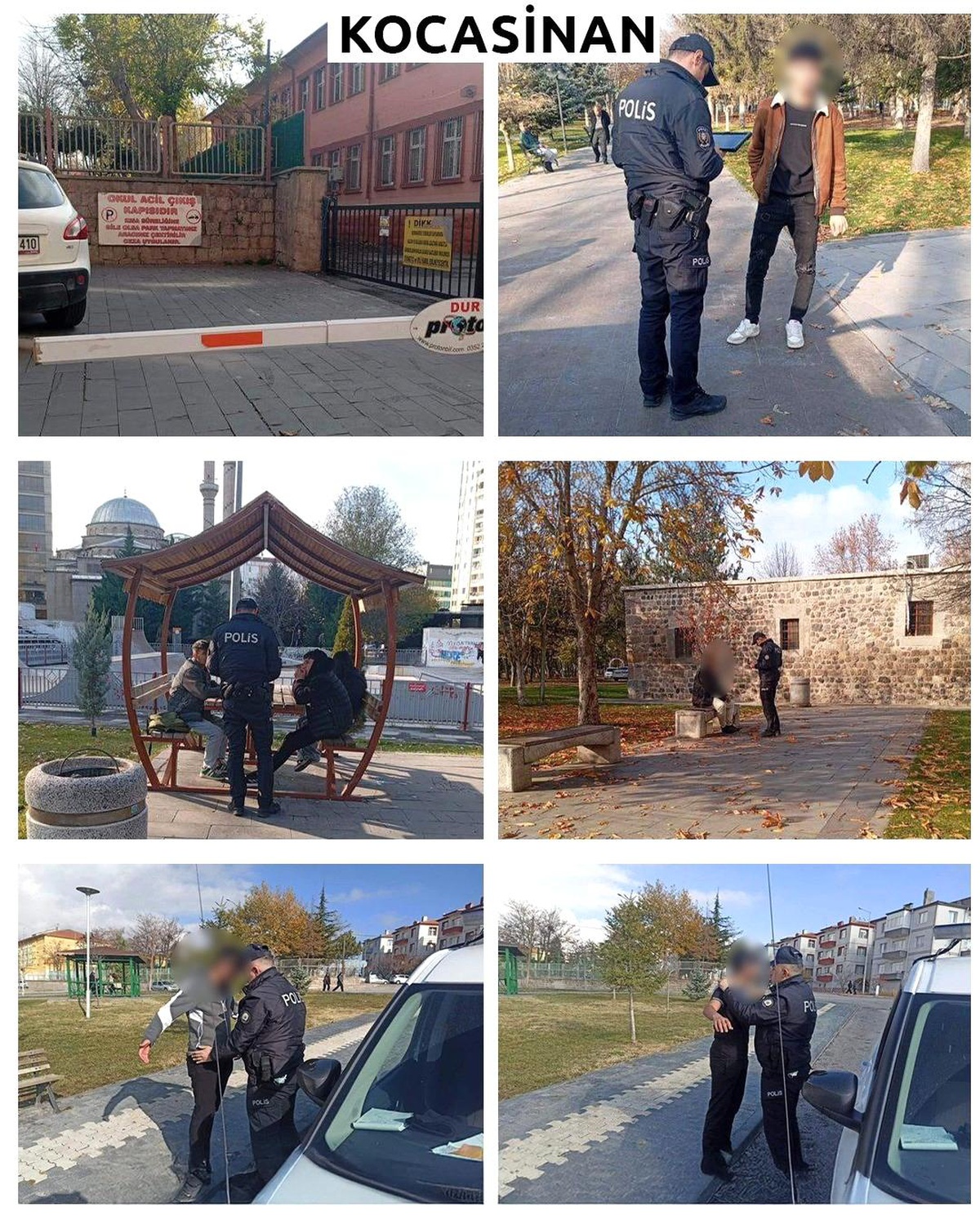 Kayseri\'de Okul Önlerinde Güvenlik Uygulaması