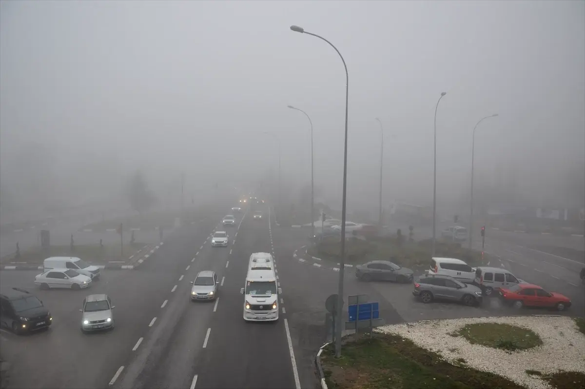 Kütahya\'da Yoğun Sis